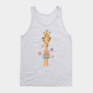 Birthday surprise giraffe Tank Top